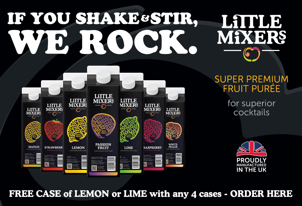 Buy any four cases of little mixers and get lemon or lime free