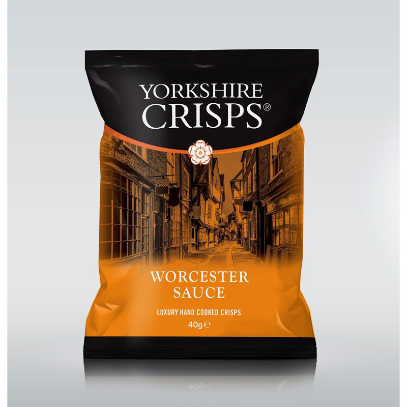 Yorkshire Crisps Worcester Sauce