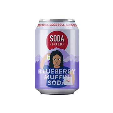 Soda Folk Blueberry Muffin Soda 330ml