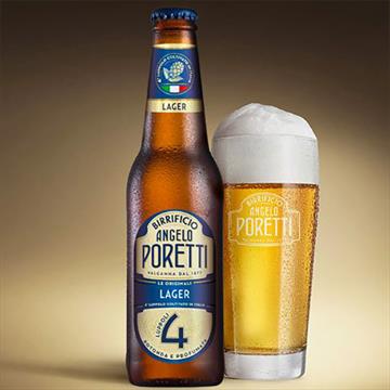 Birra Poretti 5% 330ml Bottles