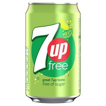 7Up Free 330ml Cans