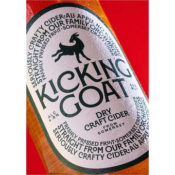 Kicking Goat Dry Cider Bottles