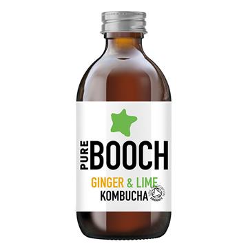 Pure Booch Ginger & Lime Kombucha 1L Bottles