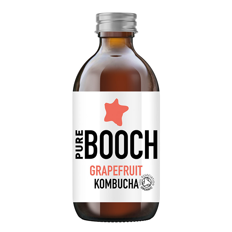 Pure Booch Grapefruit Kombucha 250ml Bottles