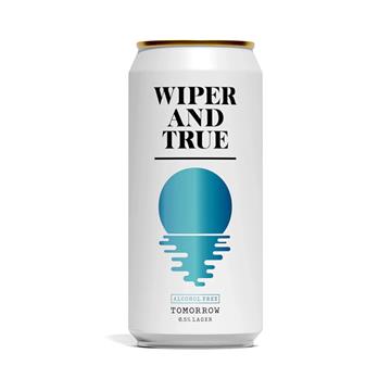 Wiper & True Tomorrow Alcohol Free Lager 440ml Cans 0.5%