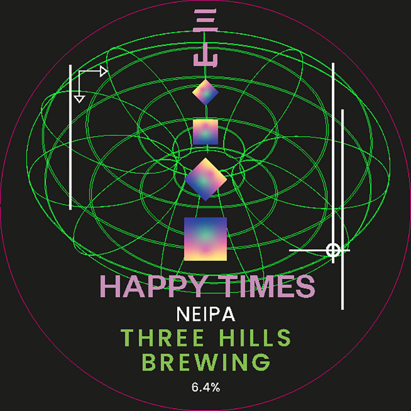 THREE HILLS HAPPY TIMES NEIPA 30L Keg