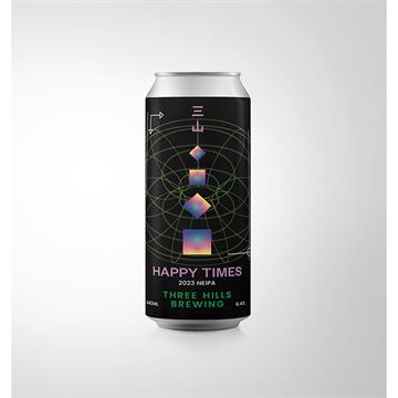 THREE HILLS HAPPY TIMES NEIPA 440ML CANS