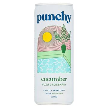 Punchy Cucumber, Yuzu and Rosemary 250ml Cans x 12