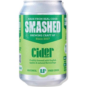 Smashed 0.0% Cider 330ml Cans