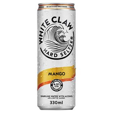 White Claw Hard Seltzer Mango Cans