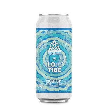 Low Tide X Attic Brewery Double Dip NZ IPA Cans
