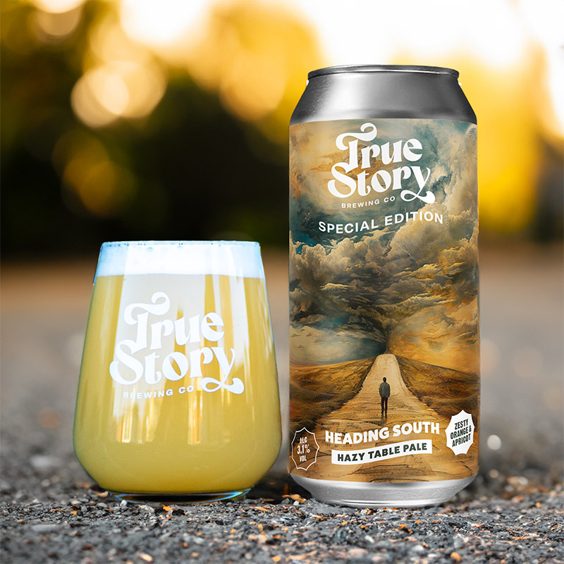 True Story Heading South Hazy Table Beer 440ml Cans