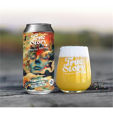 True Story Complicated Patterns DDH Hazy Pale 440ml Cans
