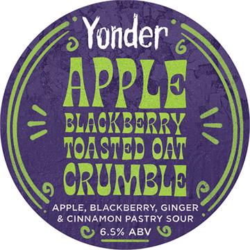 Yonder Blackberry and Toasted Oat Crumble Pastry Sour 20L Keg