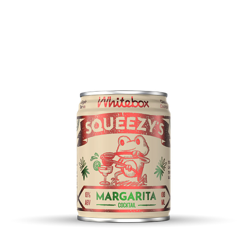 Whitebox Squeezy's Margarita 100ml Cans