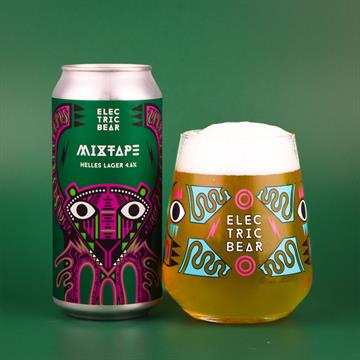 Electric Bear Mixtape Helles Lager 440ml Cans