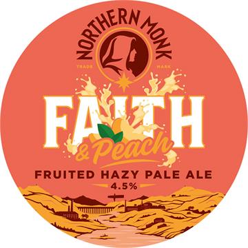 Northern Monk Faith In Peach Fruited Hazy Pale Ale 30L Keg