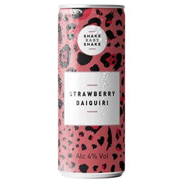 Shake Baby Shake Strawberry Daiquiri 250ml Cans