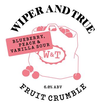 Wiper & True Fruit Crumble Blueberry and Peach Sour 30L Keg