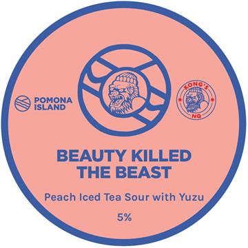Pomona Island Beauty Killed The Beast Peach Iced Tea Sour With Yuzu 30L Keg