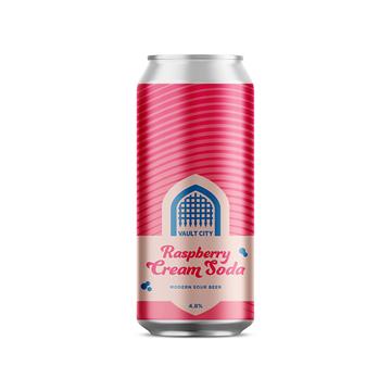 Vault City Raspberry Cream Soda Cans