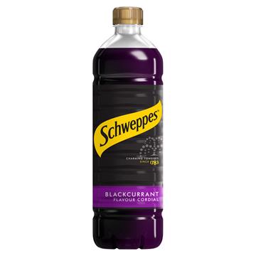 Schweppes Blackcurrant Cordial 1L