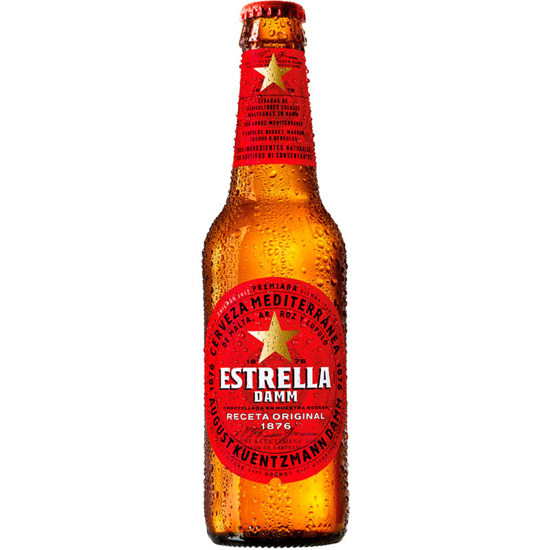 Estrella Damm 330ml Bottles