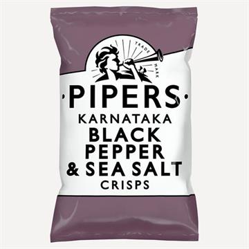 Pipers Sea Salt & Black Pepper Crisps