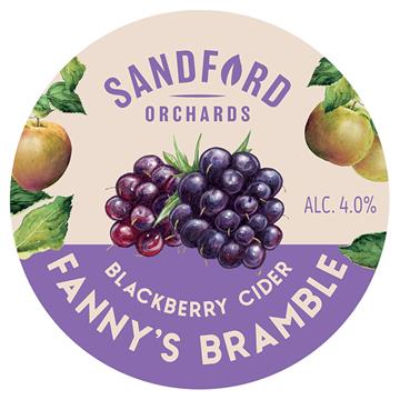Sandford Orchards Fanny's Bramble Cider 20L Bag in Box